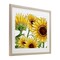 Stupell Industries Rustic Bloom Sunflowers Framed Print Under Glass, design by Kim Allen